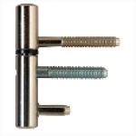 Inboorpaumelle driedelig - vernikkeld - 14 mm