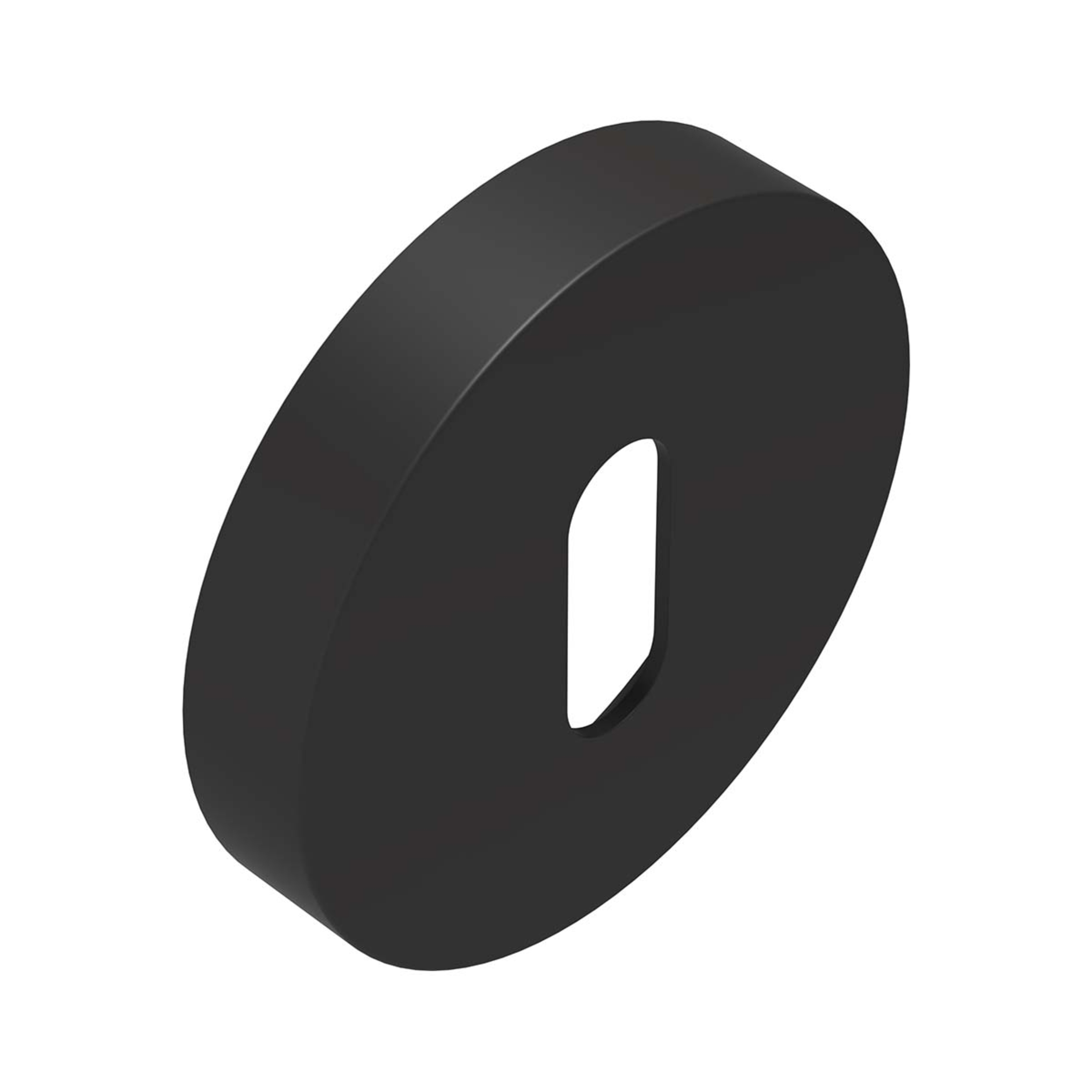 Productfoto_ARCSLEUREG01ZWA_0_2400x2400 Sleutelrozet Arc Regular ZWA - Afbeelding 1