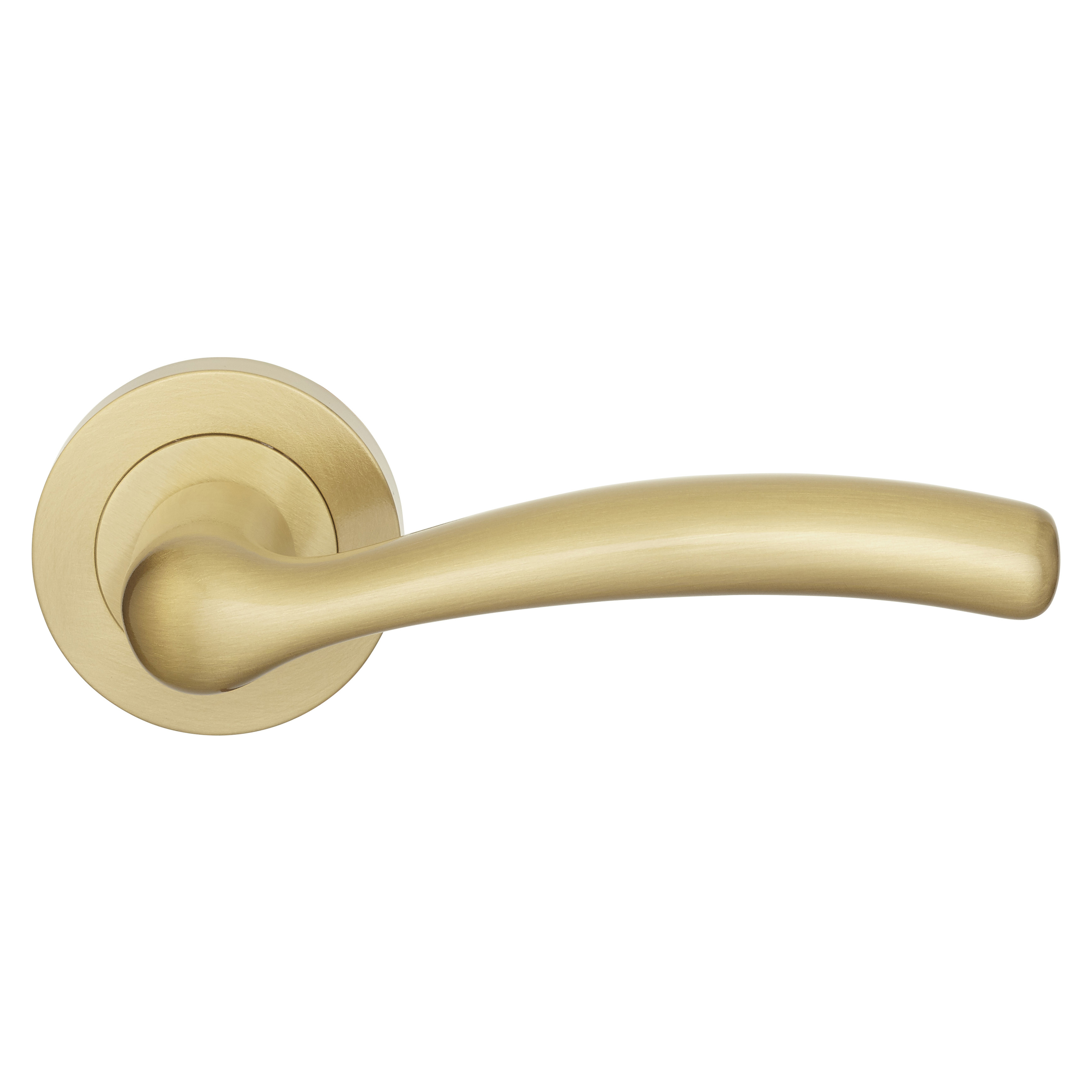 Productfoto_EASYKRUKMMS_5_2400x2400 Deurkruk Easy Mat Messing - Afbeelding 1