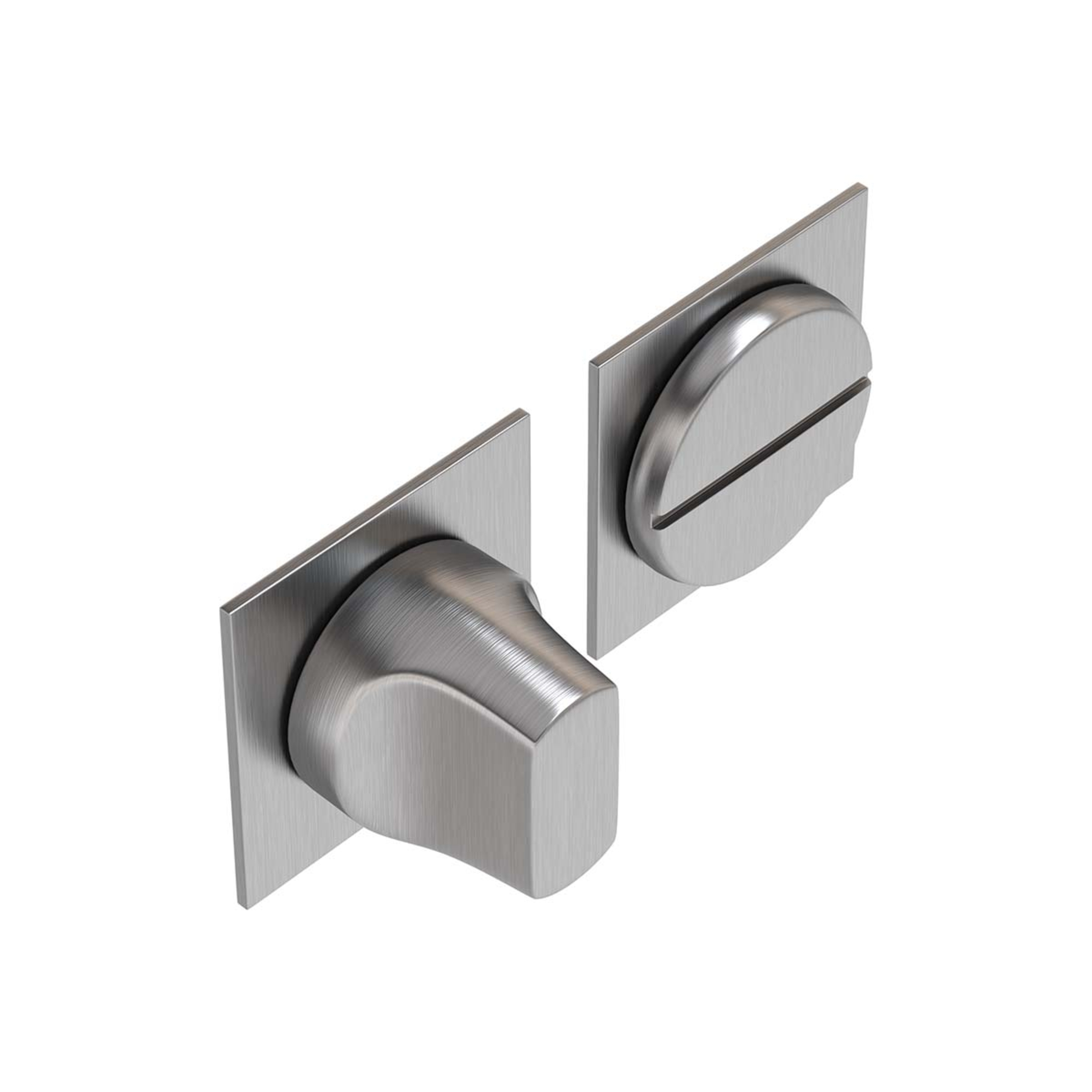 Productfoto_QUADTOILMIN01RVS_0_2400x2400 Toiletgarnituur Quadrate Minimal RVS - Afbeelding 1