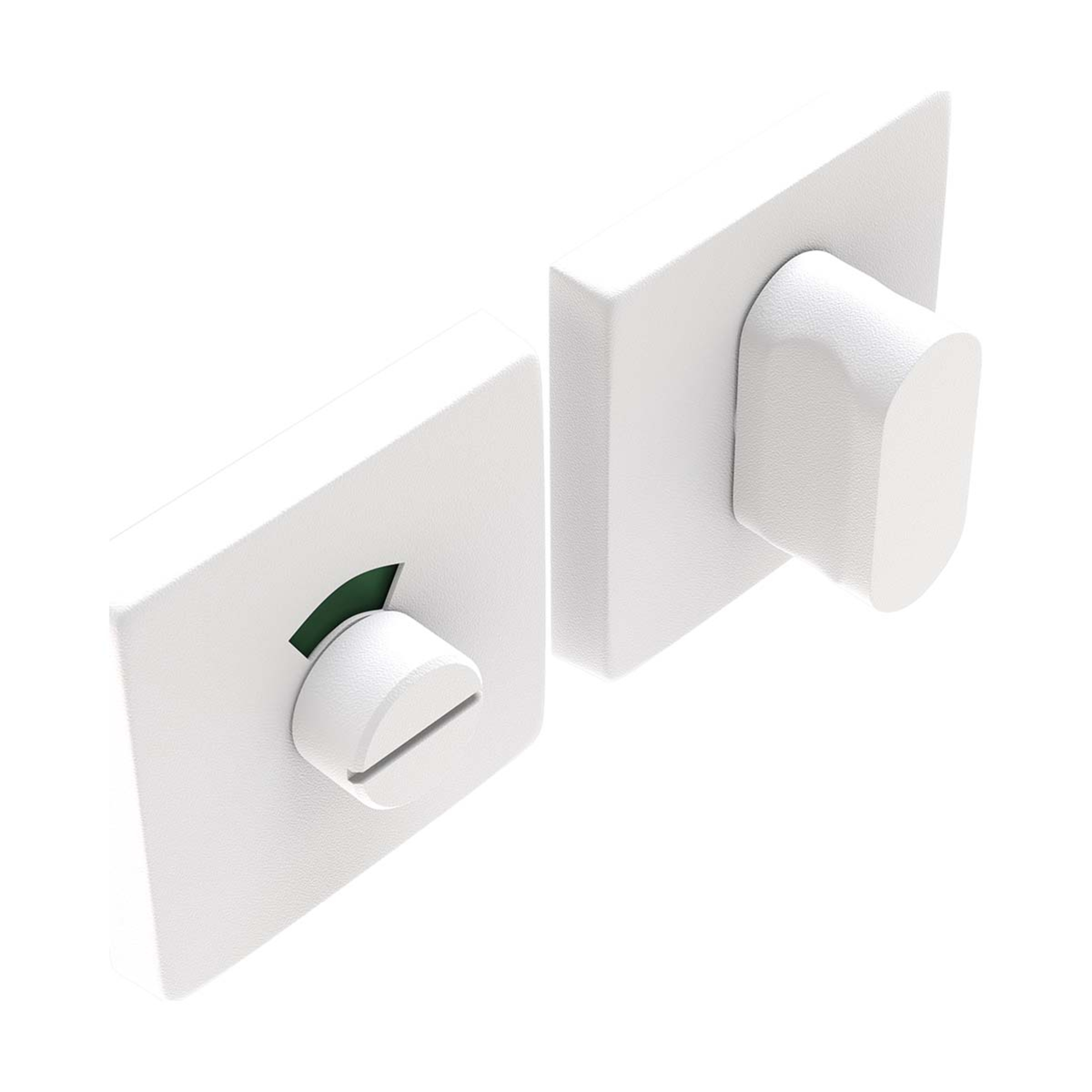 Productfoto_QUADTOILREG01WIT_0_2400x2400 Toiletgarnituur Quadrate Regular Wit - Afbeelding 1