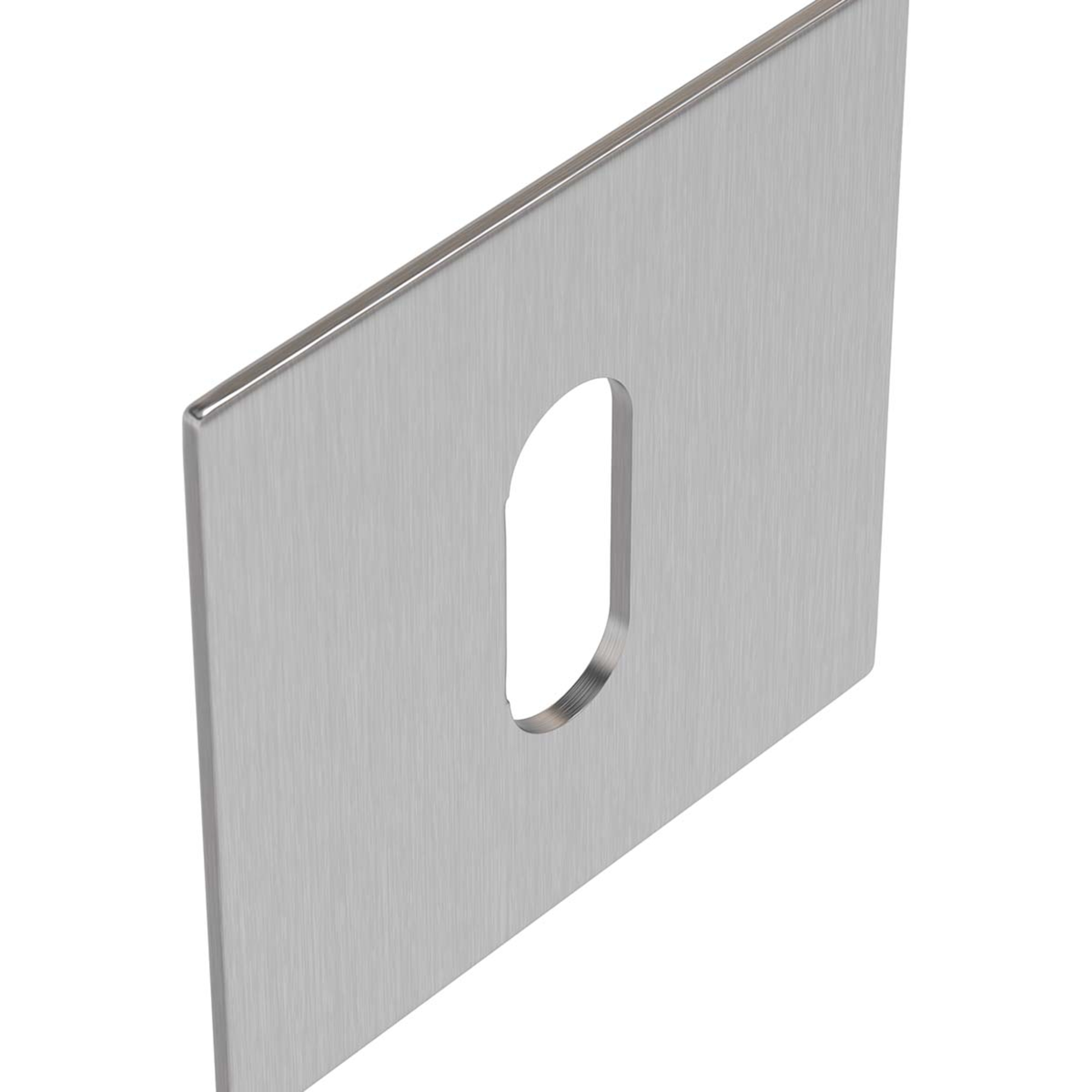 Productfoto_SQUASLEUFLA01RVS_0_2400x2400 Sleutelrozet Squared Flat RVS - Afbeelding 1