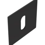 Sleutelrozet Squared Flat ZWA