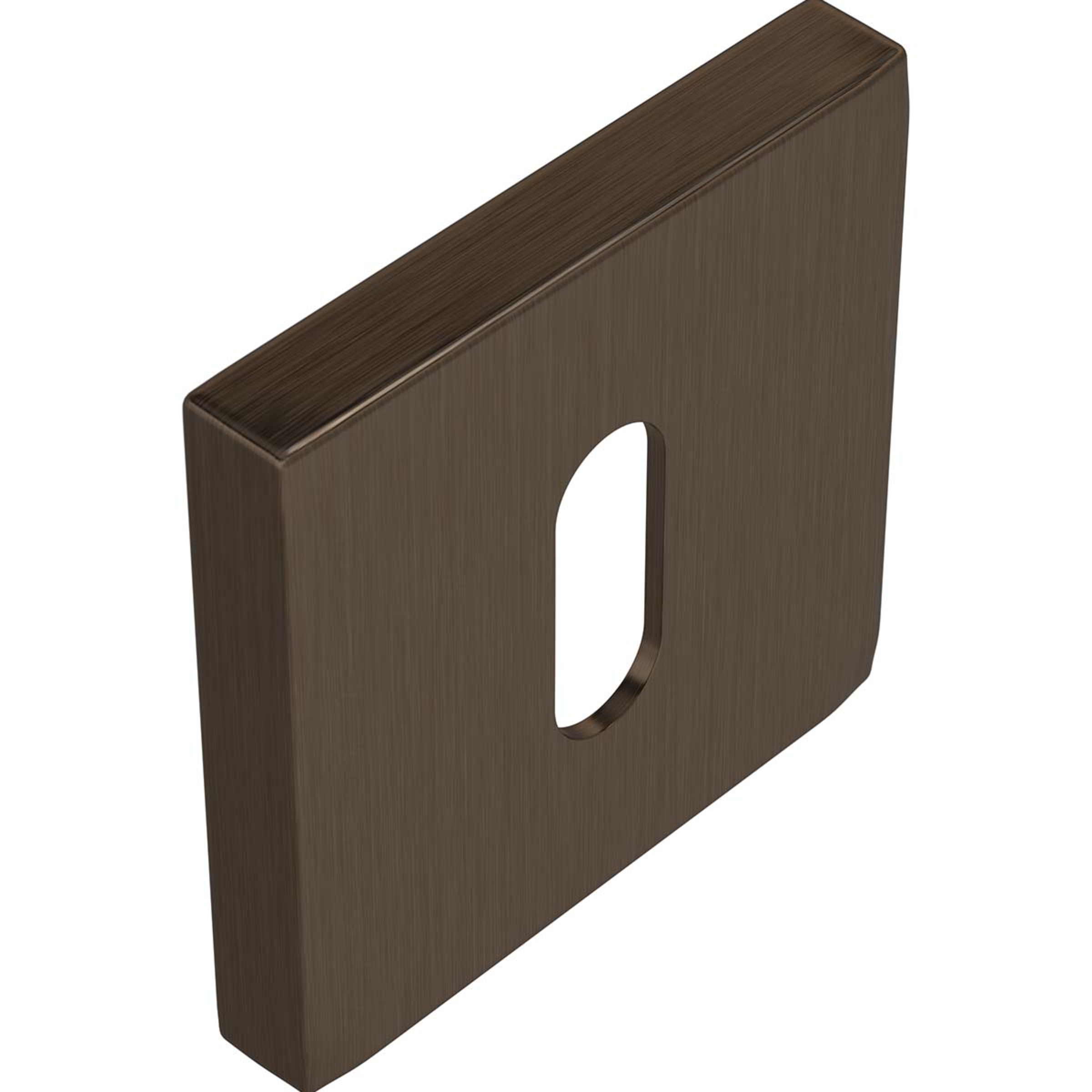 Productfoto_SQUASLEUREG01BRO_0_2400x2400 Sleutelrozet Squared Regular BRO - Afbeelding 1