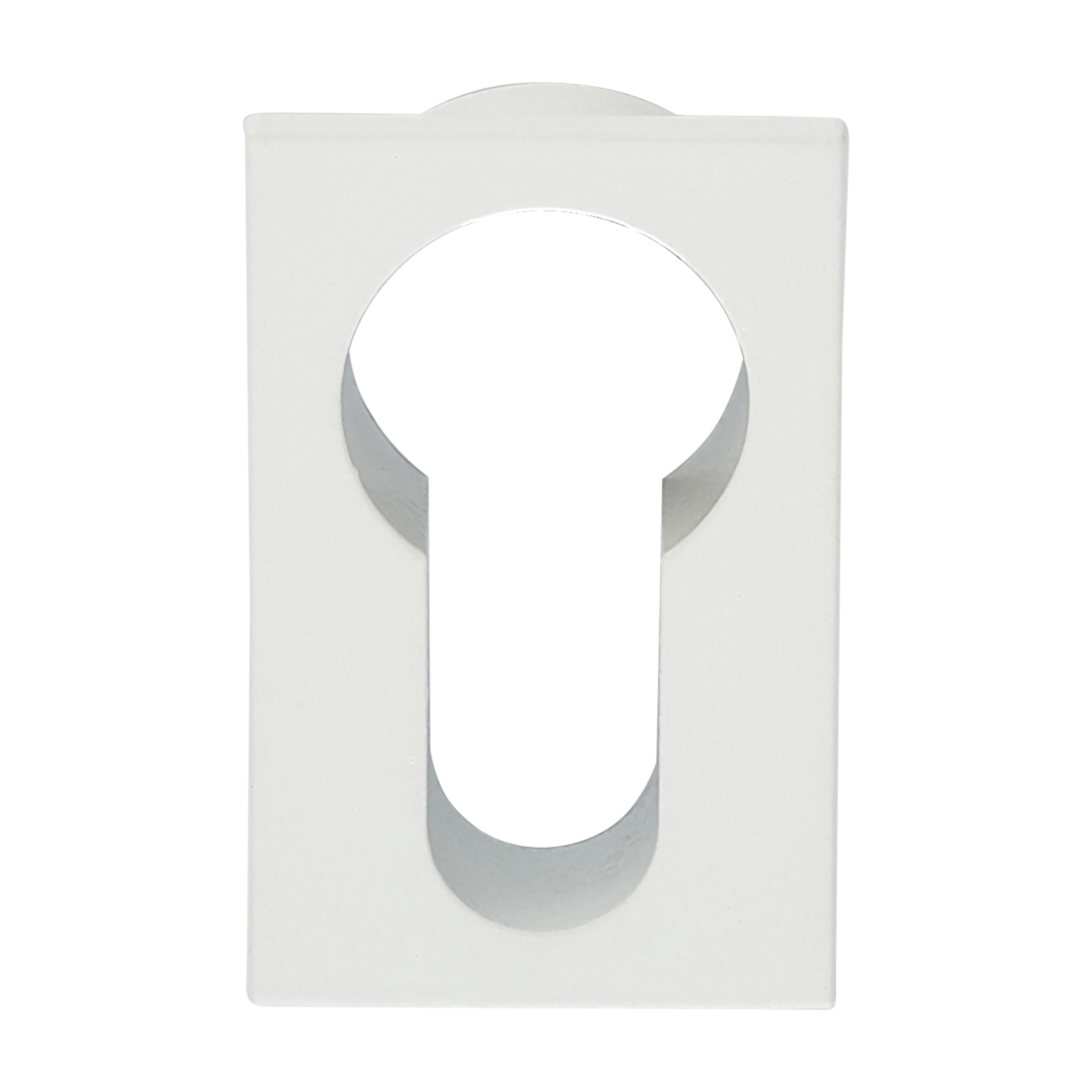 Productfoto_TULSCILIMINWIT_0_2400x2400 Cilinderrozet Tulsa Minimal Mat Wit - Afbeelding 1