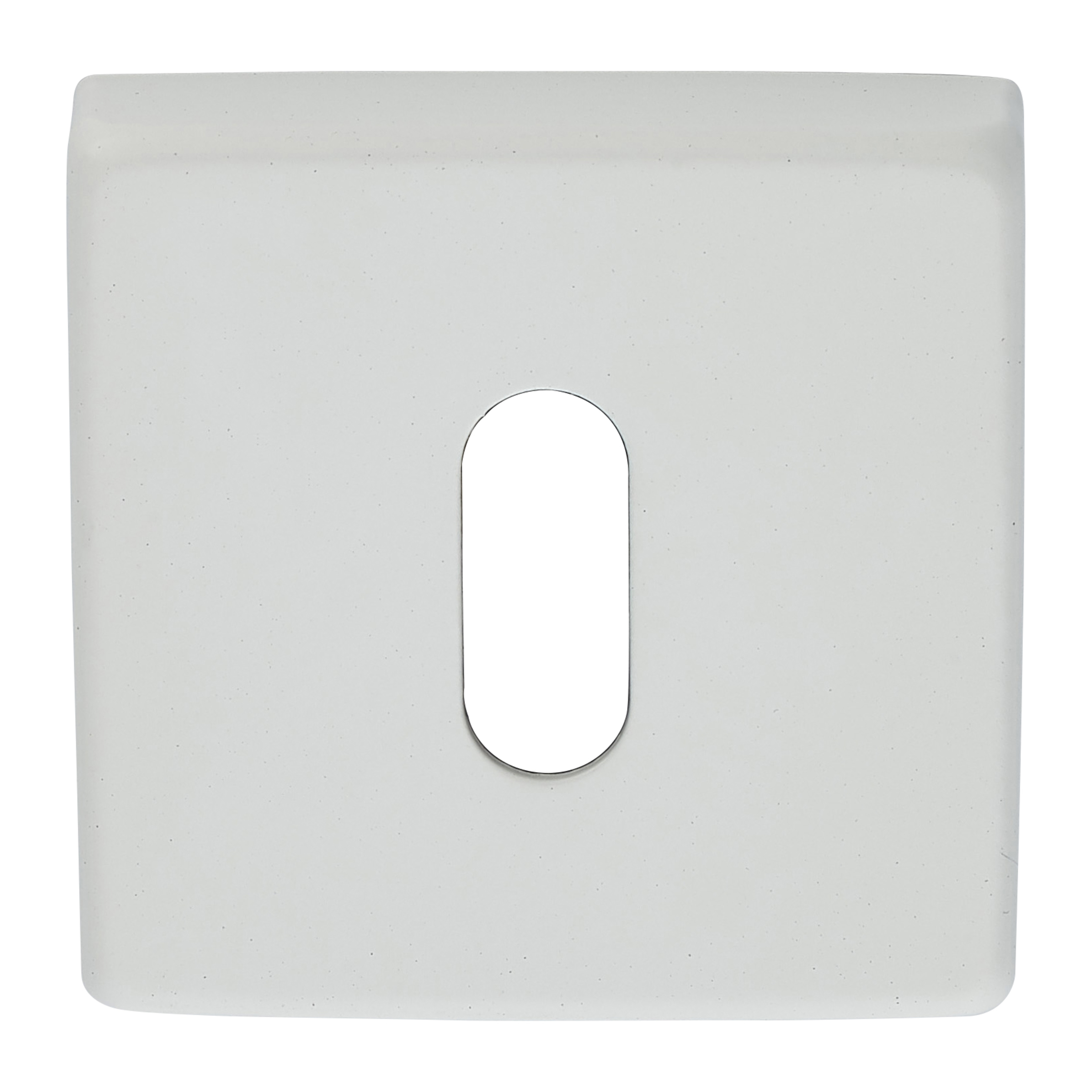 Productfoto_TULSSLEUWIT_0_2400x2400 Sleutelrozet Tulsa Mat Wit - Afbeelding 1