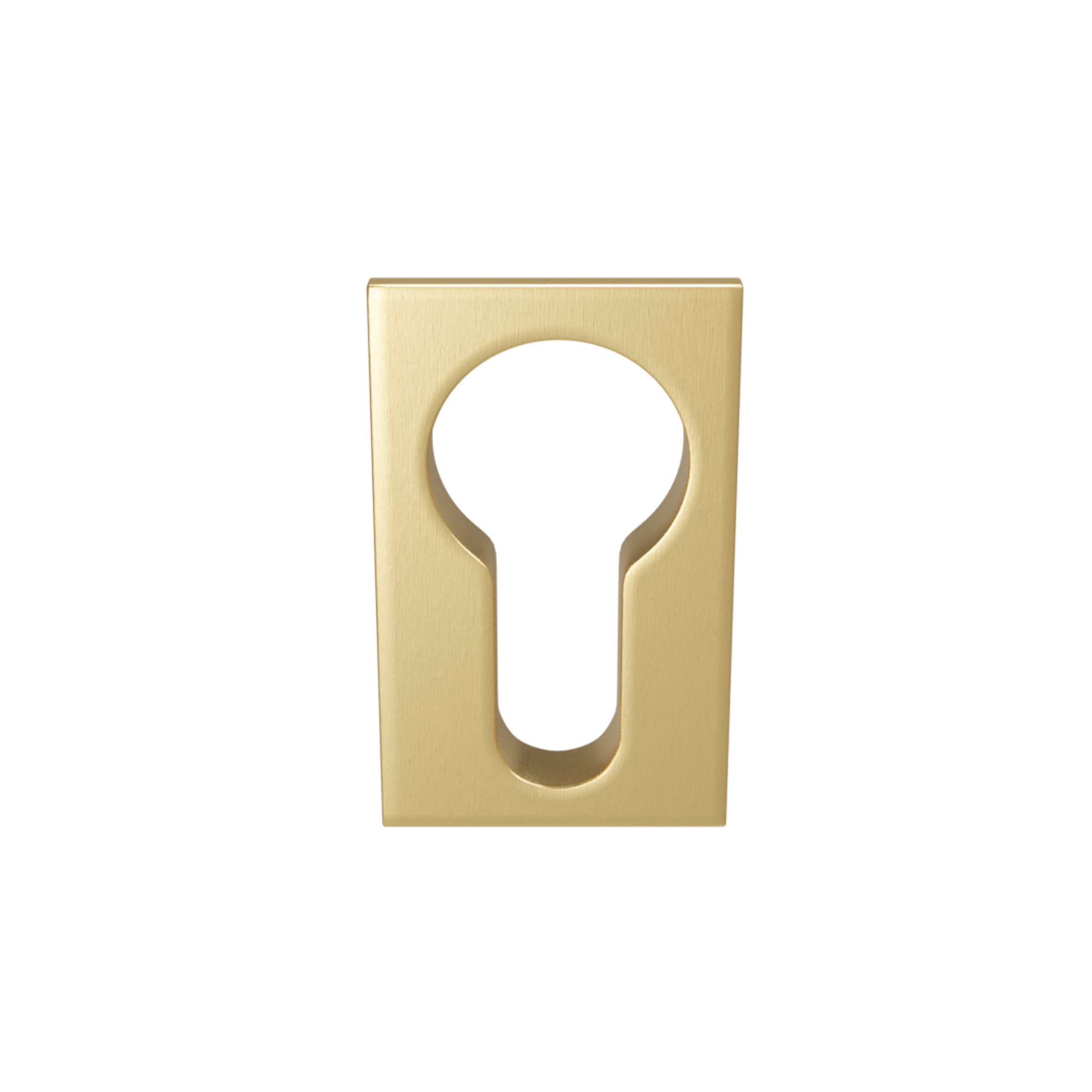 Productphoto_TULSCILIMINMMS_0_2400x2400 Cilinderrozet Tulsa Minimal Mat Messing - Afbeelding 1