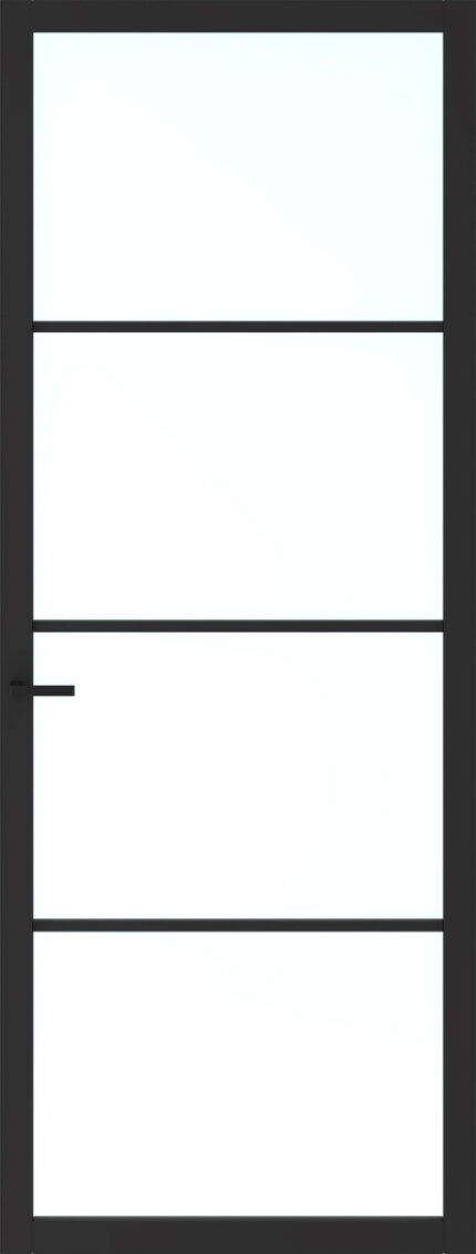 Slimseries One Gegrond - 20 mm Roede – Zwart Gegrond (RAL 9011) – SSL 4504