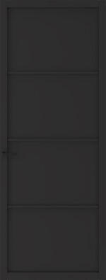 Slimseries One Gegrond – 20 mm Roede – Zwart Gegrond (RAL 9011) – SSL 4904