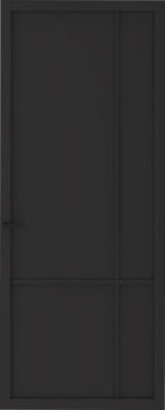 Slimseries One Gegrond – 20 mm Roede – Zwart Gegrond (RAL 9011) – SSL 4907